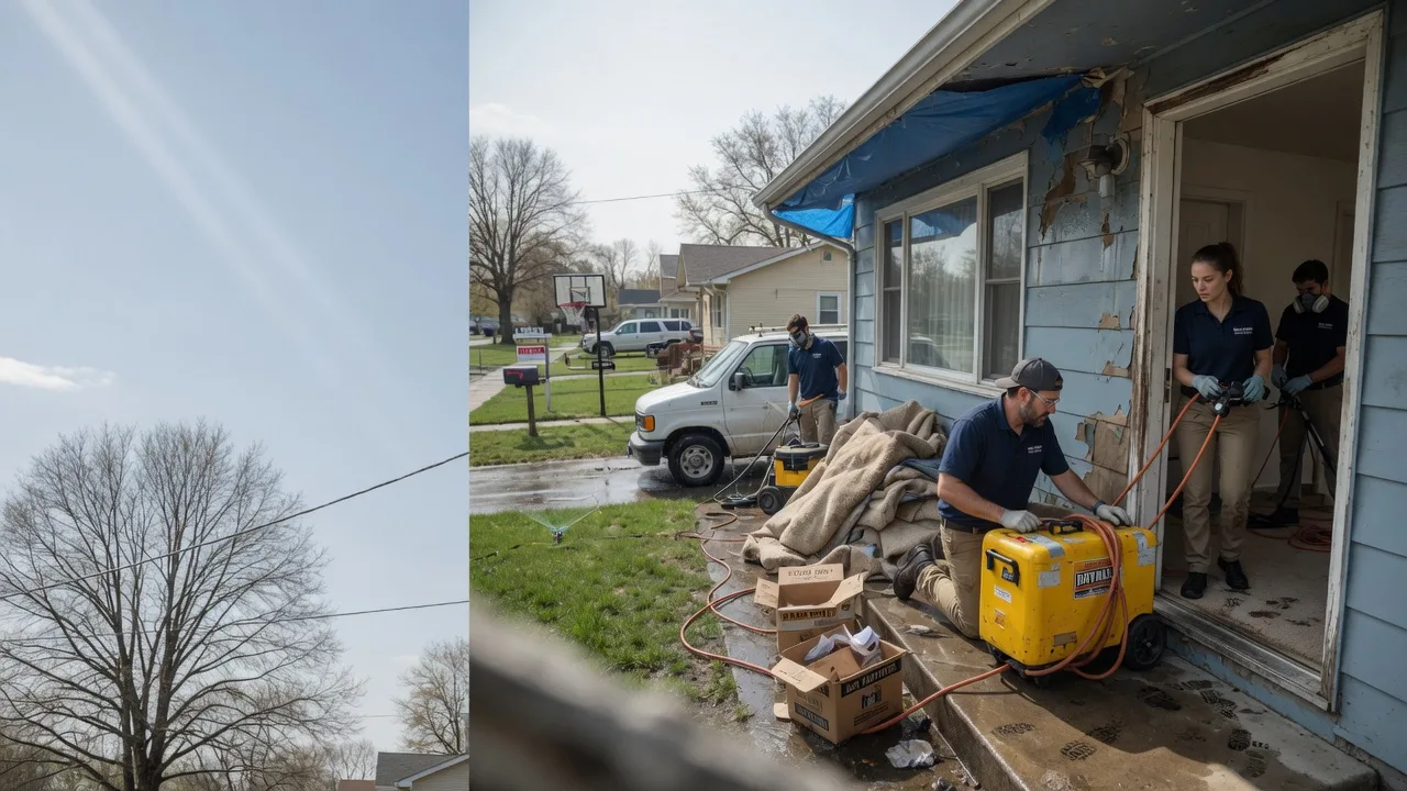 Basement Flood Cleanup in Burlington, IN near me